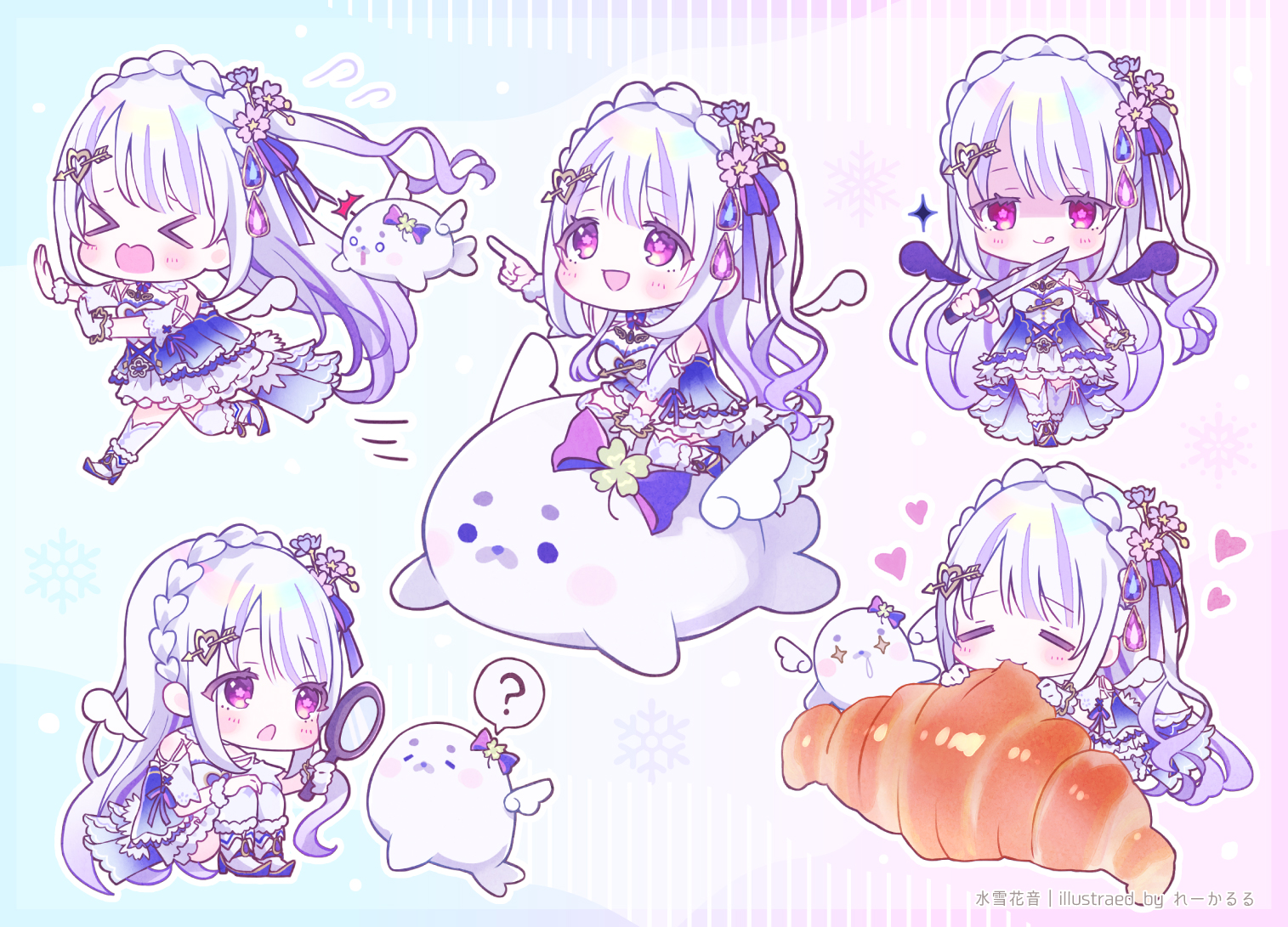 Vtuber キャラクターデザイン Sdイラスト れーかるる S Works